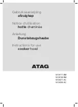 Preview for 1 page of Atag WO6111BM Instructions For Use Manual