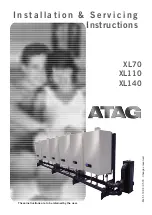 Atag XL110 Installation & Servicing Instructions Manual предпросмотр