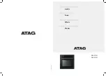 Preview for 1 page of Atag ZX4570G Instructions For Use Manual