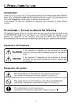 Предварительный просмотр 4 страницы ATAGO 1410 Instruction Manual