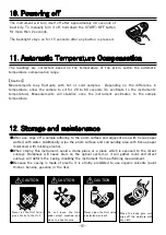 Предварительный просмотр 19 страницы ATAGO 3415 Instruction Manual