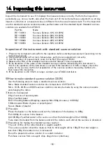 Предварительный просмотр 20 страницы ATAGO 3415 Instruction Manual