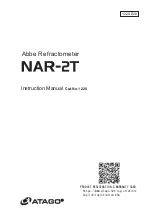 Предварительный просмотр 1 страницы ATAGO NAR-2T Instruction Manual