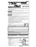 Предварительный просмотр 1 страницы ATAGO Pocket PAL-1 Instruction Manual