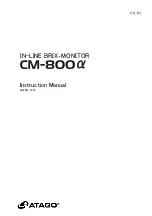 Предварительный просмотр 2 страницы ATAGO Twilight AT-CM800a Instruction Manual