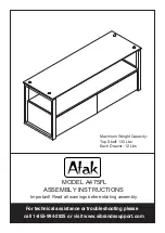 Atak A475FL Assembly Instructions Manual предпросмотр