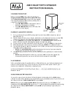 Atak A5BS Instruction Manual предпросмотр