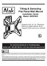 Preview for 1 page of Atak AXS2040 Installation Manual