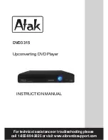 Предварительный просмотр 1 страницы Atak DVD3315 Instruction Manual