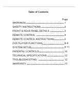 Preview for 2 page of Atak DVDA2000 Instruction Manual