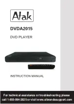 Предварительный просмотр 1 страницы Atak DVDA2015 Instruction Manual