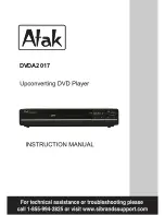 Atak DVDA2017 Instruction Manual предпросмотр