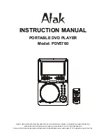 Atak PDV5760 Instruction Manual preview