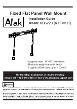 Предварительный просмотр 1 страницы Atak XD6220 Installation Manual