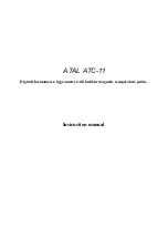 Atal ATC-11 Instruction Manual предпросмотр