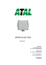 Atal EPND-2S-3C-POE Quick Start предпросмотр