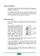 Предварительный просмотр 2 страницы Atal TRA-102ND-E Manual