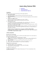 Preview for 1 page of AT&T 1306 User Manual