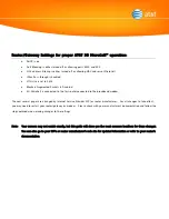 Preview for 6 page of AT&T 3G MicroCell Series Troubleshooting Manual