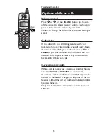 Preview for 19 page of AT&T 80-5727-00 -  E5927B - 5.8GHz Dual Handset Answering System User Manual