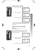 Предварительный просмотр 76 страницы AT&T 89-0413-00 -  974 Small Business System Speakerphone User Manual