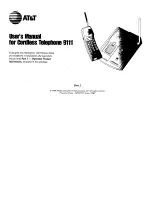 AT&T 9111 User Manual preview