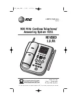 AT&T 9351 User Manual preview