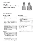 Preview for 5 page of AT&T AT3111-2 User Manual