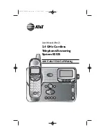 AT&T ATT E2525 - AT&T E2525 2.4 GHz DSS Expandable Cordless Phone User Manual preview