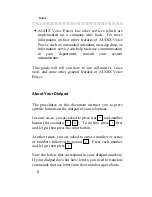 Preview for 8 page of AT&T AUDIX Voice Power R3.0 User Manual