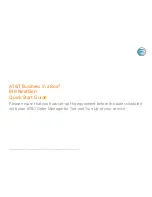AT&T Business in a Box BIB NextGen Quick Start Manual preview