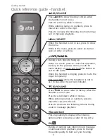 Предварительный просмотр 7 страницы AT&T CL80111 User Manual