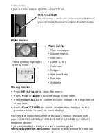 Предварительный просмотр 8 страницы AT&T CL80111 User Manual