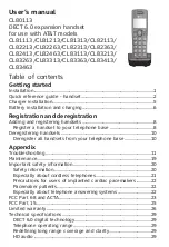 Preview for 4 page of AT&T CL80113 User Manual