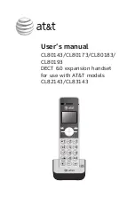 AT&T CL80143 User Manual preview