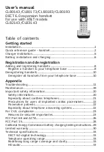 Preview for 4 page of AT&T CL80143 User Manual