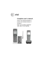 AT&T CL81113 Complete User'S Manual preview