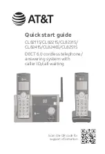 AT&T CL82115 Quick Start Manual preview