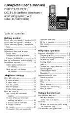 Preview for 4 page of AT&T CL82311 Complete User'S Manual