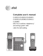 Preview for 1 page of AT&T CL83113 User Manual