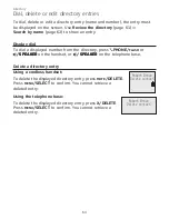 Preview for 69 page of AT&T CL83203 Complete User'S Manual