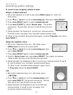 Preview for 82 page of AT&T CL83203 Complete User'S Manual