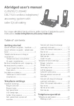 Preview for 4 page of AT&T CL83210 Abridged User Manual