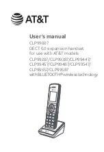 Предварительный просмотр 1 страницы AT&T CLP99007 User Manual