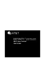 Предварительный просмотр 1 страницы AT&T DEFINITY 8503T User Manual