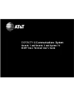 AT&T Definity Generic 3 User Manual preview