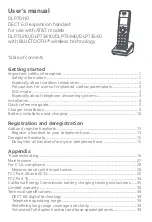 Preview for 4 page of AT&T DLP70110 User Manual