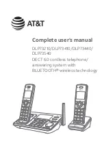 Preview for 1 page of AT&T DLP73210 Complete User'S Manual