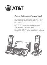 AT&T DLP73290 Complete User'S Manual предпросмотр