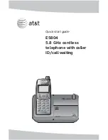 Preview for 1 page of AT&T E5804 Quick Start Manual